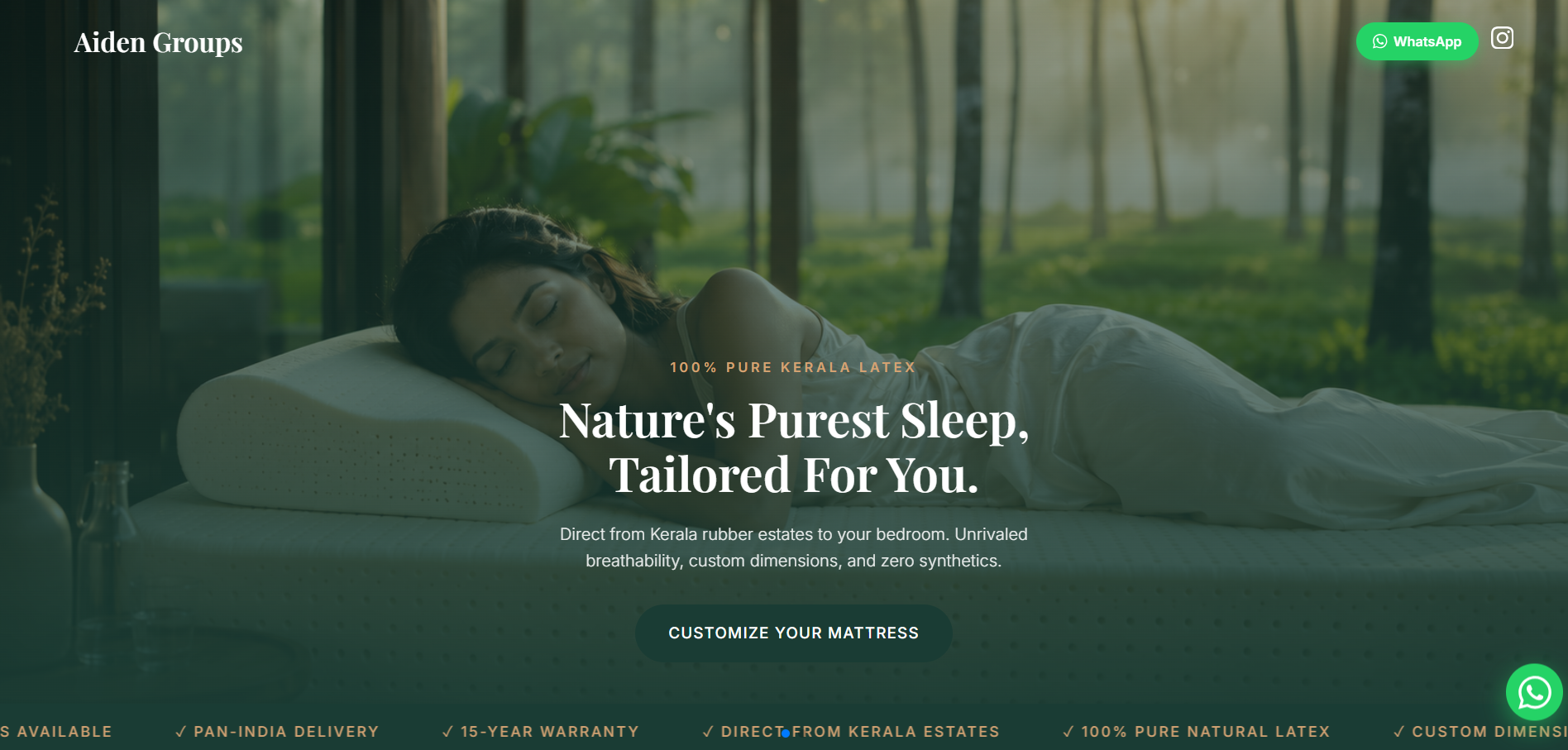Aiden Groups Website Experience