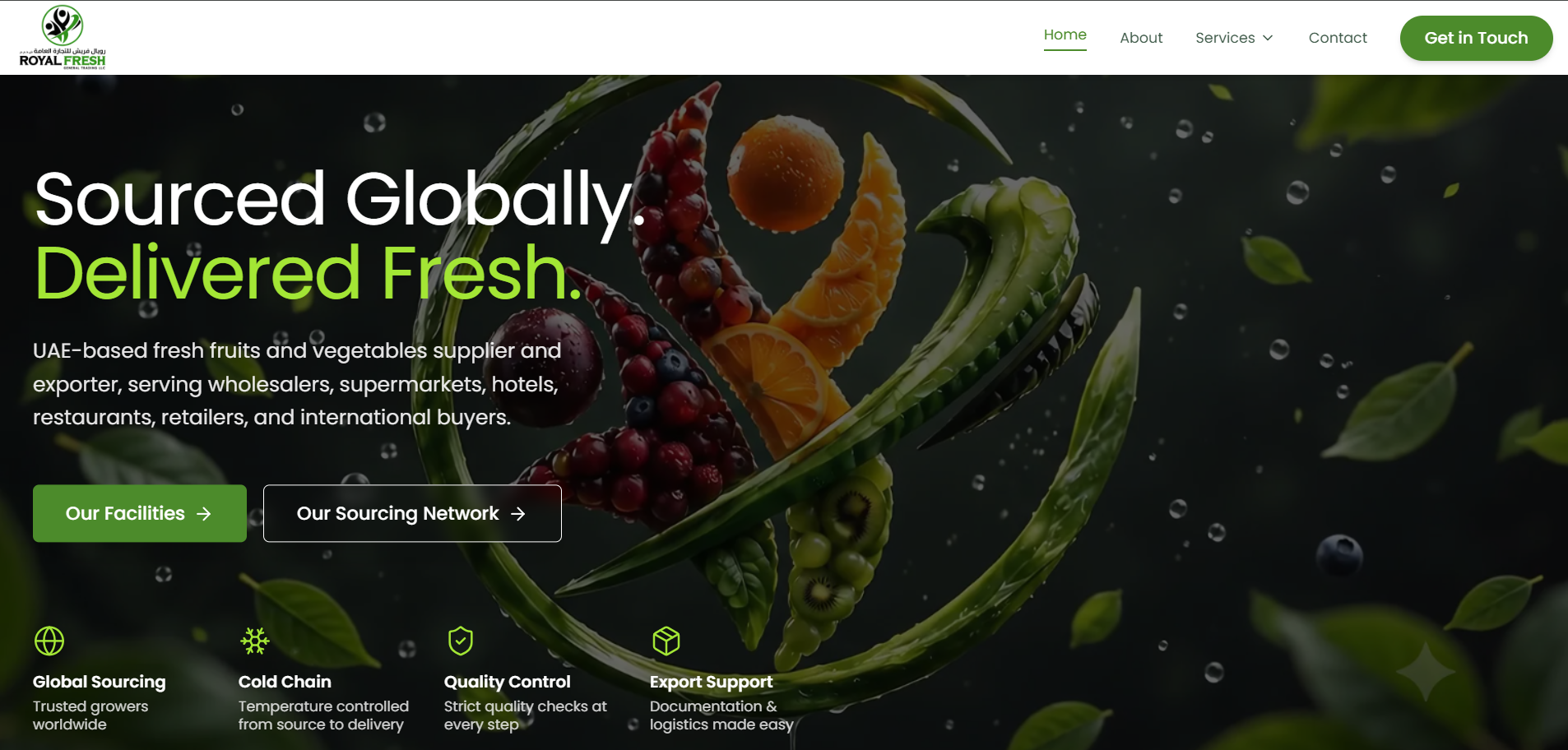Royal Fresh E-Commerce & Brand Platform